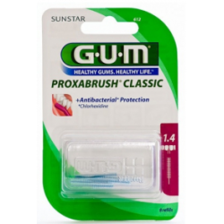 GUM PROXABRUSH CLASSIC 612 Recharges Brossette 1.4mm – 8 Unités