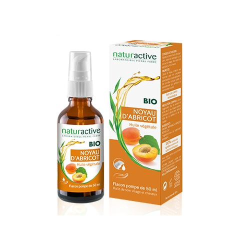 NATURACTIVE ABRICOT HUILE VEGETALE BIO 50ml