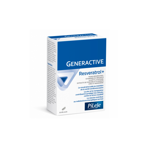 PILEJE GENERACTIVE Resveratrol+ - 30 Capsules