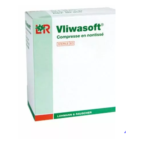 VLIWASOFT NON-WVEN COMPRESSES 7.5x7.5 cm - 10 Bags of 2