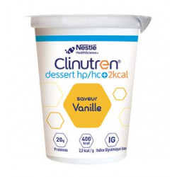 CLINUTREN DESSERT HP/HC+ 2KCAL Vanille - 4 Pots de 200g