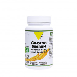 VITALL+ GINSENG SIBERIEN Biologique 300mg - 60 Capsules