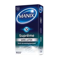 MANIX PRESERVATIF SUPRÊME Sans Latex - 12 Préservatifs