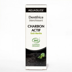 AQUASILICE DENTIFRICE Blanchissant Charbon Actif Bio Menthe -