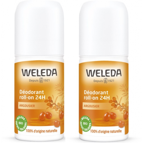 WELEDA ARGOUSIER Déodorant 24h - Lot de 2x50ml