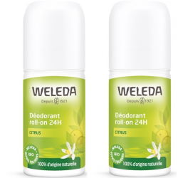 WELEDA CITRUS Déodorant Roll-on 24h - Lot de 2x50ml