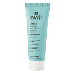 AVRIL CREME DE NUIT Bio Peau Sèche 50ml