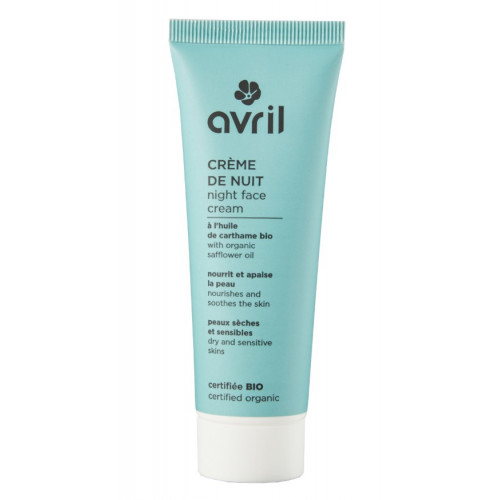 AVRIL CREME DE NUIT Bio Peau Sèche 50ml