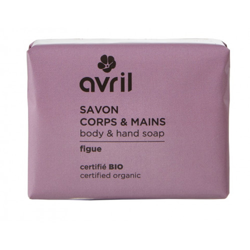 AVRIL SAVON CORPS & MAINS Figue Bio 100G