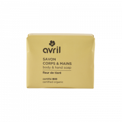 AVRIL SAVON CORPS & MAINS Fleur de Tiaré Bio 100G