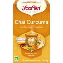 YOGI TEA Chaï Curcuma Bio - 17 sachets