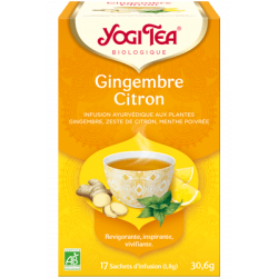 YOGI TEA Gingembre Citron - 17 sachets