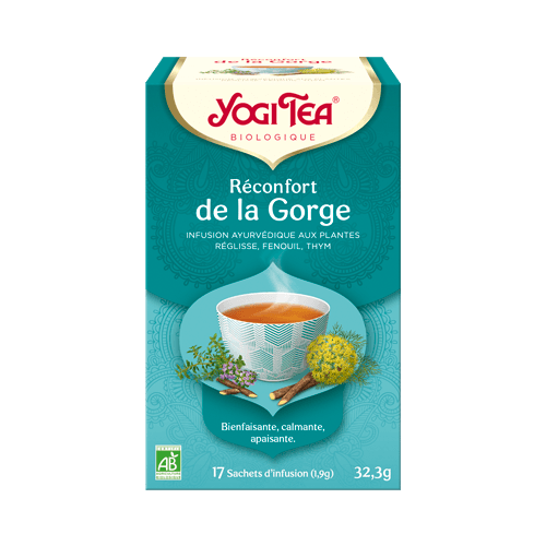 YOGI TEA Réconfort de le Gorge - 17 sachets