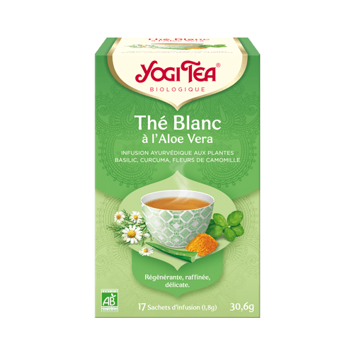 YOGI TEA White Tea Aloe Vera - 17 teabags