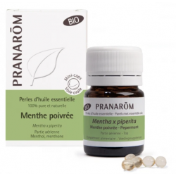 PRANAROM PERLES D'HUILE ESSENTIELLE Menthe Poivrée - 60 Perles