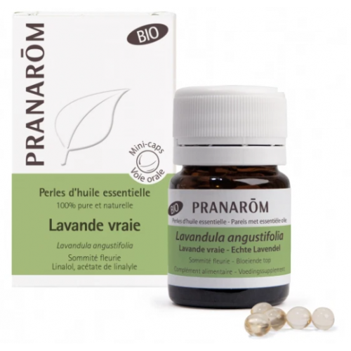 PRANAROM PERLES D'HUILE ESSENTIELLE Lavande Vraie - 60 Perles