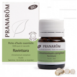 PRANAROM PERLES D'HUILE ESSENTIELLE Ravintsara - 60 Perles