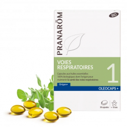 PRANARÔM OLEOCAPS 1 Voies Respiratoires - 30 Capsules