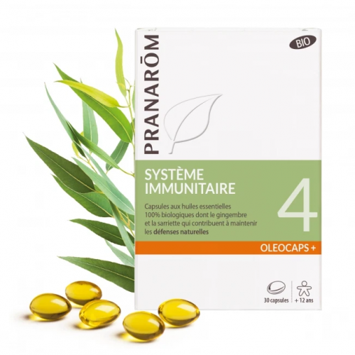 PRANARÔM OLEOCAPS 4 Système Immunitaire - 30 Capsules