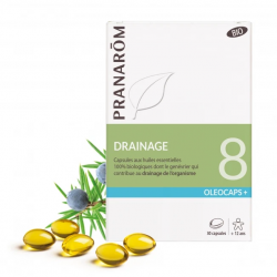 PRANARÔM OLEOCAPS 8 Drainage - 30 Capsules