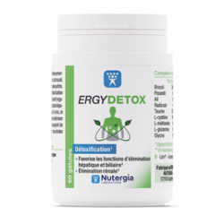 NUTERGIA Ergydetox - 60 gélules