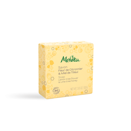 MELVITA SAVONS BIO Fleur de Citronnier & Miel de Tilleul - 100g