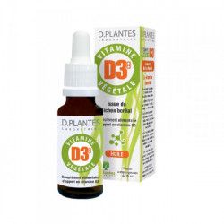 D. PLANTES VITAMINE D3 400 UI Végétale Huile - 20ML