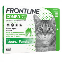 FRONTLINE COMBO CHAT - 6 Pipettes de 0,5 ml