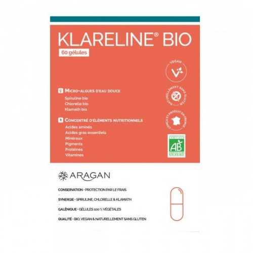 ARAGAN KLARELINE ORGANIC - 60 Capsules