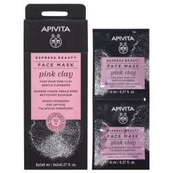 APIVITA MASQUE EXPRESS ARGILE ROSE X 2