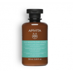 APIVITA SHAMPOOING CHEVEUX GRAS POINTE SECHE - 250 ml