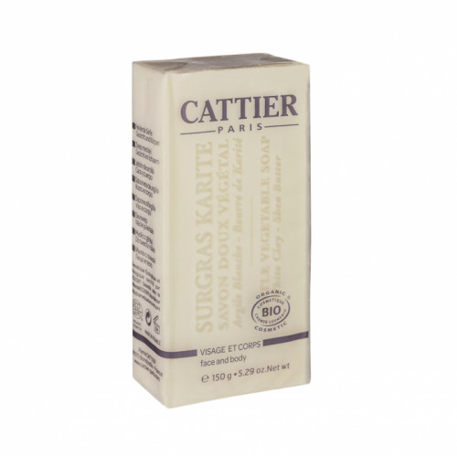 CATTIER SAVON DOUX VÉGÉTAL SURGRAS KARITÉ -150 g