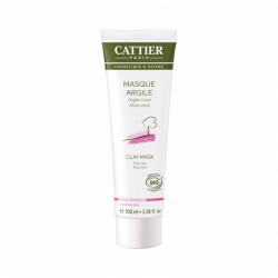 CATTIER MASQUE ARGILE ROSE BIO - 100 ml