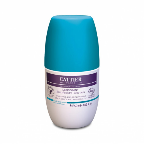 CATTIER DÉODORANT ROLL-ON FRAÎCHEUR MARINE - 50 ml