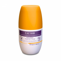 CATTIER DÉODORANT ROLL-ON BERGAMOTE/ORANGE - 50 ml