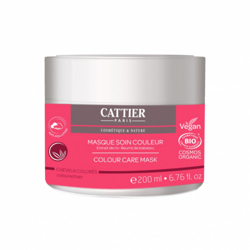 CATTIER MASQUE SOIN COULEUR CHEVEUX COLORÉS - 200 ml