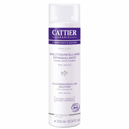 CATTIER PERLE D'EAU SOLUTION MICELLAIRE DÉMAQUILLANTE - 300 ml