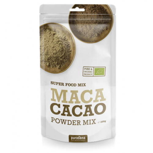 PURASANA MACA/ CACAO/ LUCUMA POWDER MIX - 200 g