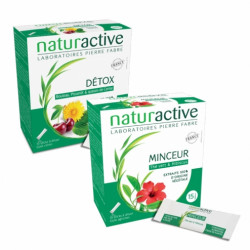 NATURACTIVE DETOX + MICEUR - Lot de 2x20 Sticks fluides