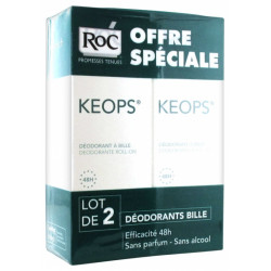 ROC KEOPS Déodorant à bille Lot de 2x30ml