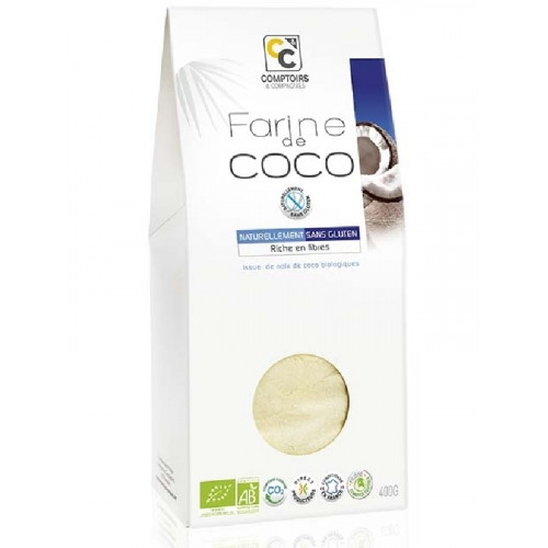 COMPTOIRS ET COMPAGNIES ORGANIC COCONUT FLOUR - 400 g