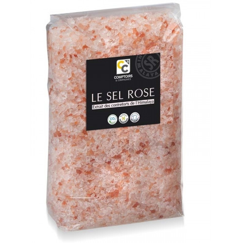 COMPTOIRS ET COMPAGNIES HIMALAYA ROSE SALT CRYSTALS - 1 kg