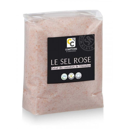 COMPTOIRS ET COMPAGNIES SEL ROSE DE L'HIMALAYA FIN - 500 g