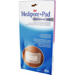 MEDIPORE + PAD Pansement Adhésif Stérile 10X20CM 10