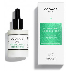 CODAGE SERUM N°2 ANTI-BRILLANCE & IMPERFECTIONS - 30 ml