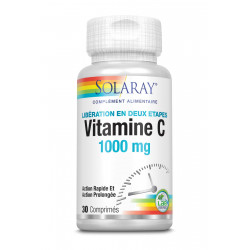 SOLARAY VITAMINE C – 1000 MG - 30 Comprimés