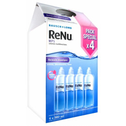 BAUSCH + LOMB RENU MULTIPLUS Solution pour Lentilles Pack de