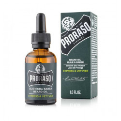 PRORASO HUILE BARBE CYPRES VETIVER - 30 ml