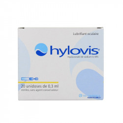 HYLOVIS LUBRIF OCUL DOS0,3ML 20