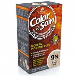 COLOR & SOIN Coloration Permanente N°9N - Blond Miel